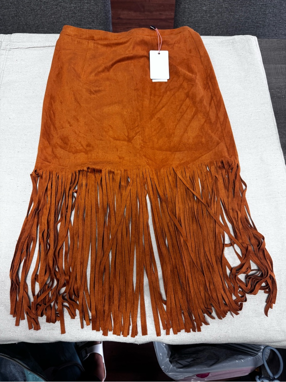 Skies Are Blue Women's Fringe Skirt size small NWT